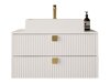 Wall-mounted bathroom cabinet for washbasin Orlvera 102 (White)