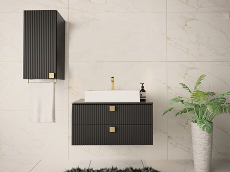 Bathroom set Orlvera 104 (Black)
