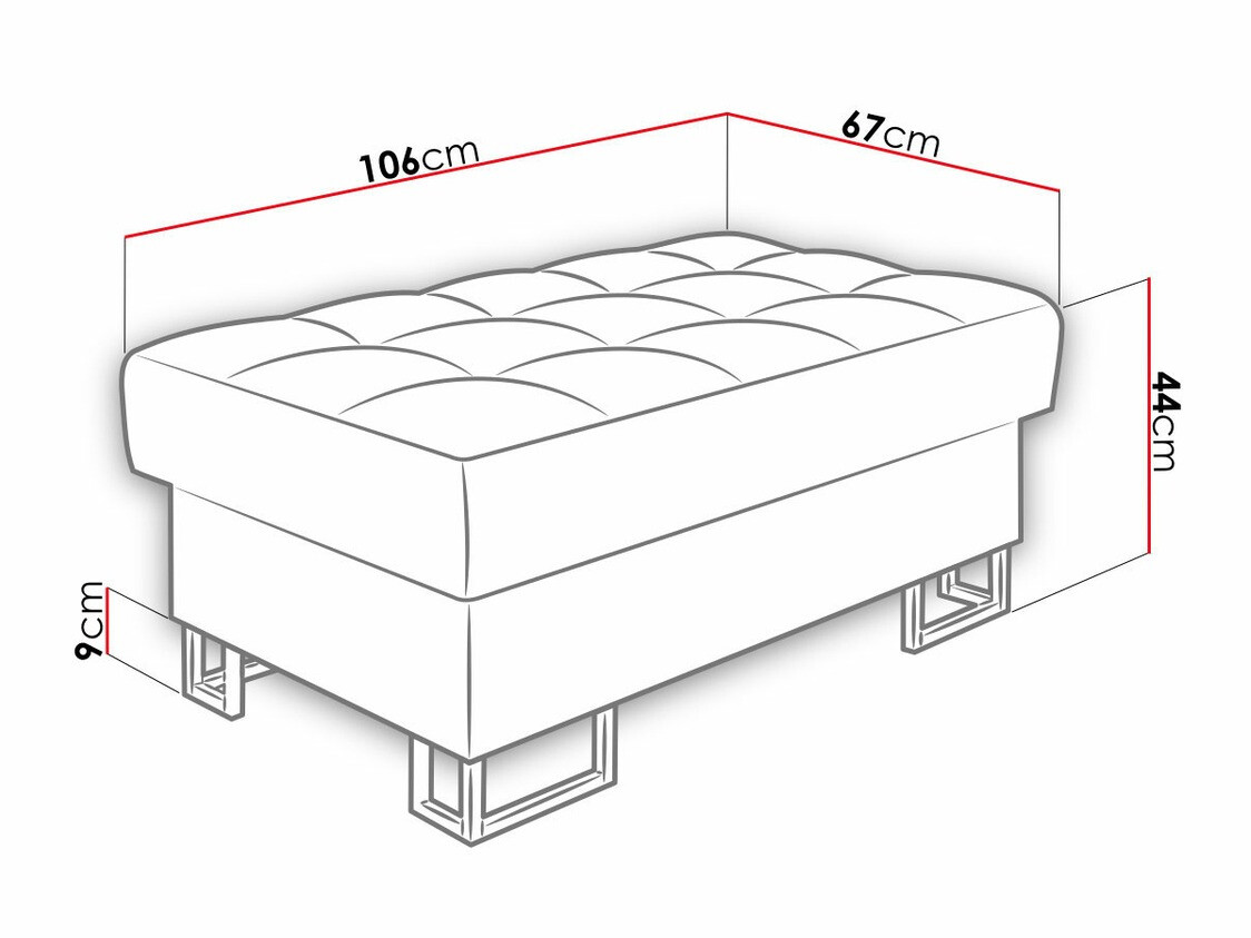 Upholstered bench Comfivo Anima (Fresh 11)