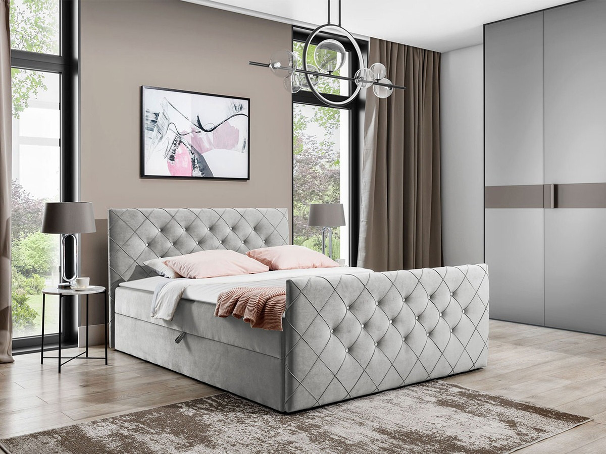 Continental bed Carmen (Amor Velvet 4318)