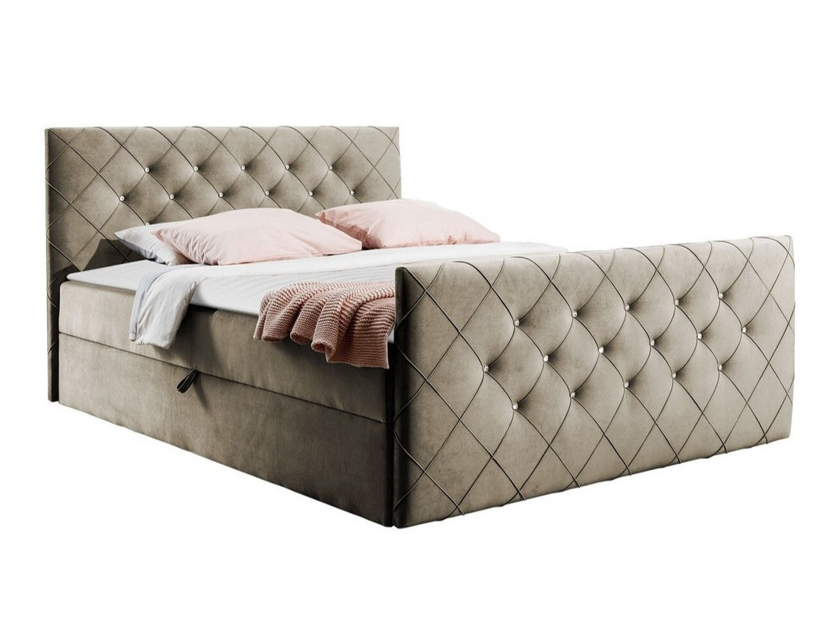 Continental bed Carmen (Magic Velvet 2208)