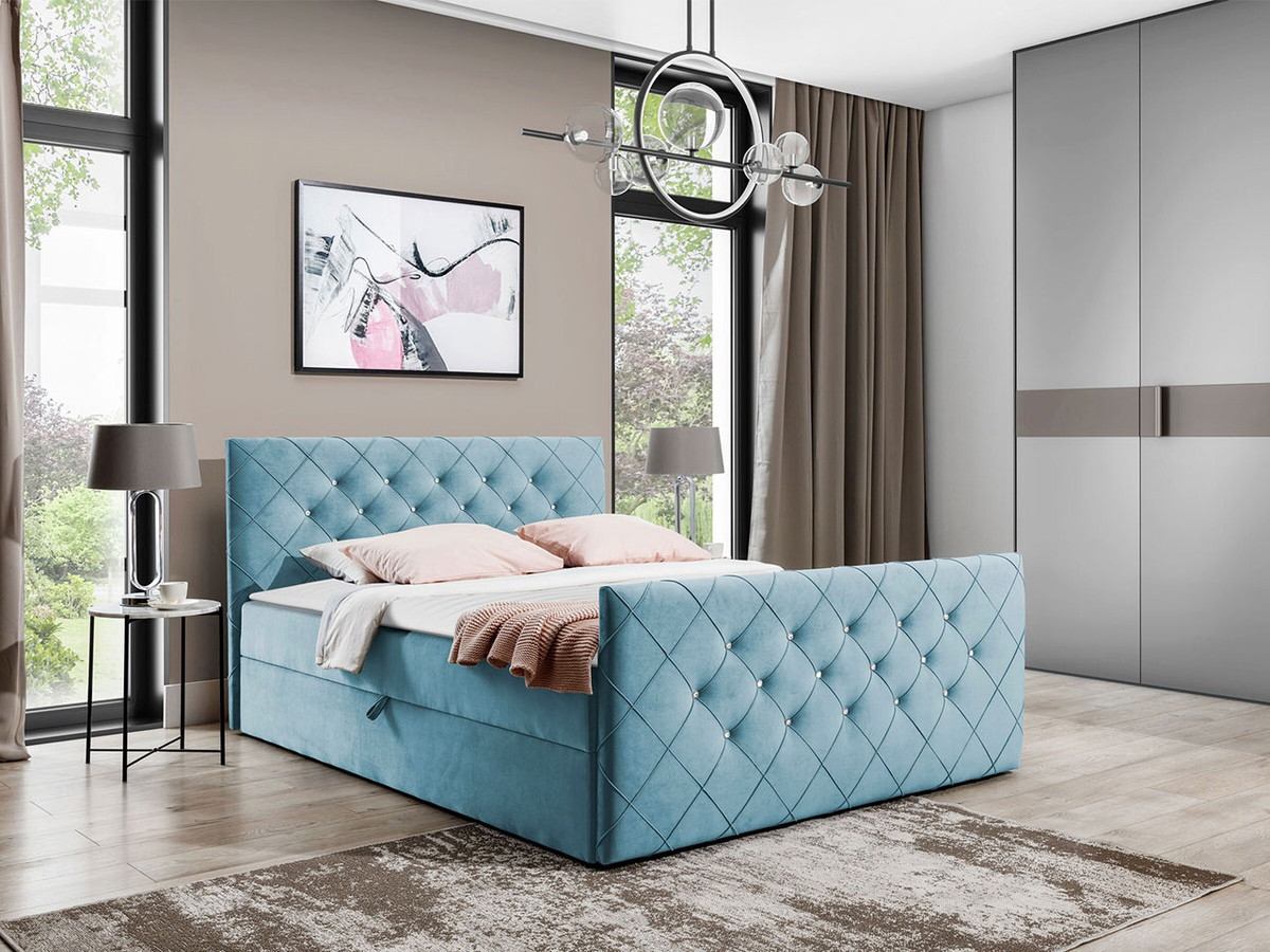 Continental bed Carmen (Magic Velvet 2260)