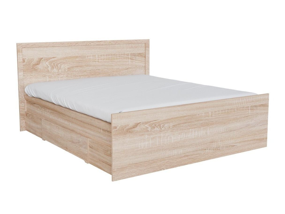 Bed Elialo 124 (Sonoma oak)