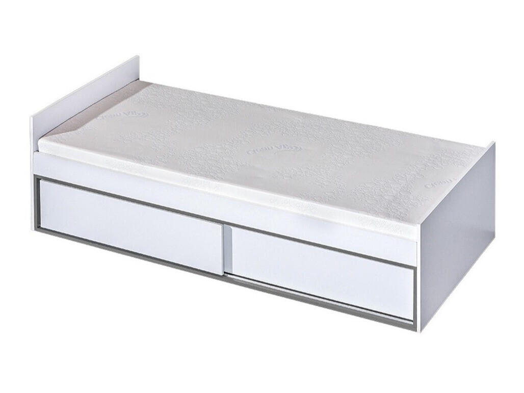 Bed Lorlare 114 (White + Grey)