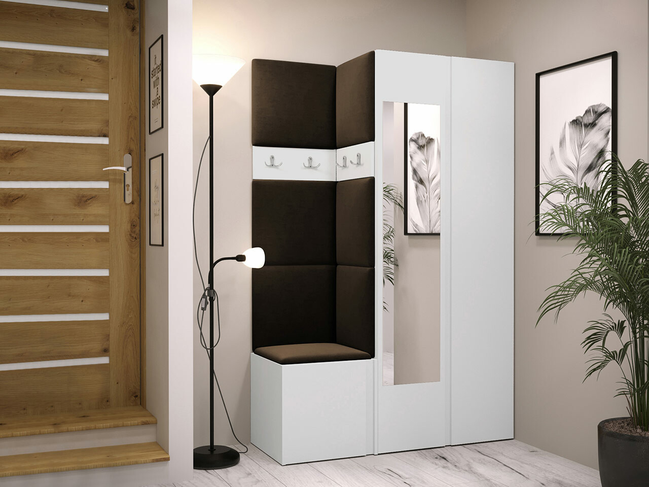 Hallway set Hartford 350 (White)