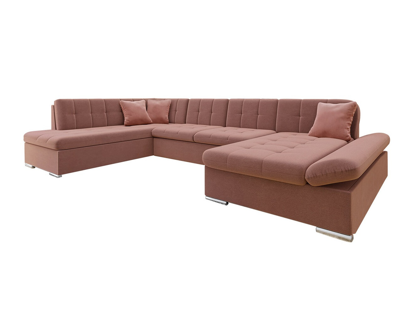 Corner sofa Comfivo Tilia II (Venus Velvet 2918 + Magic Velet 2258)