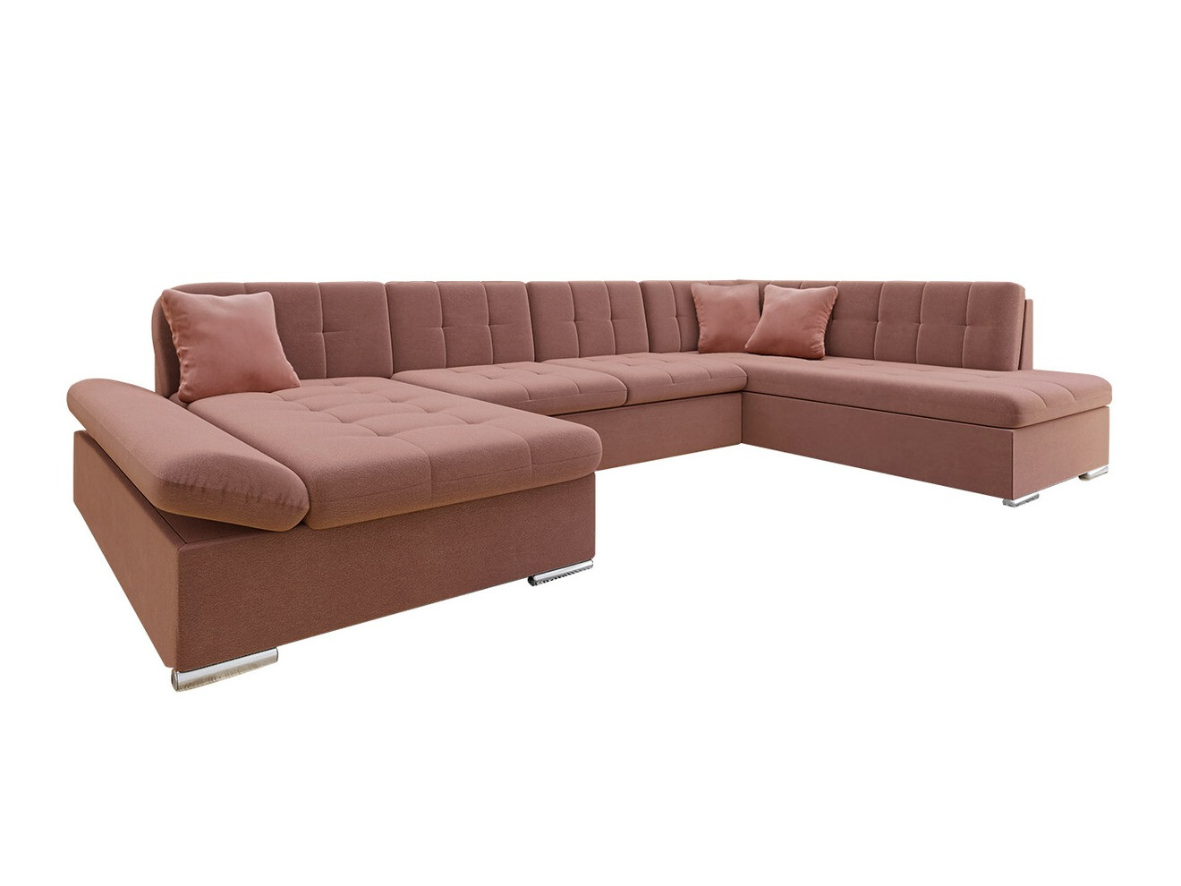 Corner sofa Comfivo Tilia II (Venus Velvet 2918 + Magic Velet 2258)