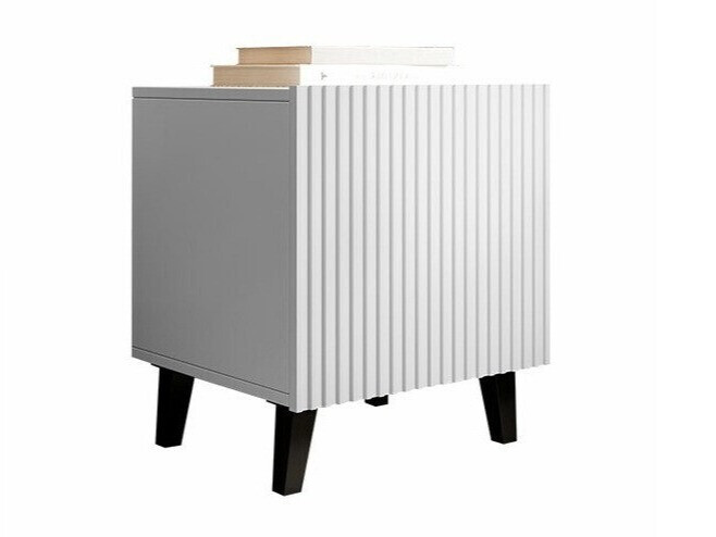 Bedside table Dicto (White + Black) (2pcs.)