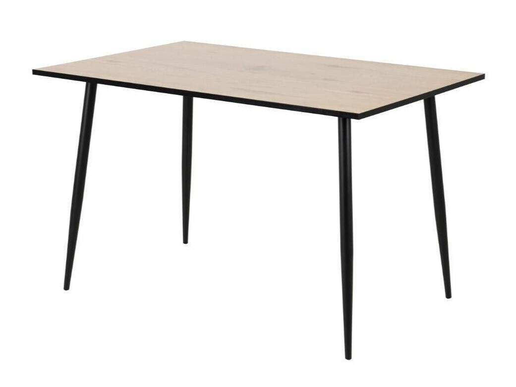 Table Norsica 289 (Bleached oak + Black)