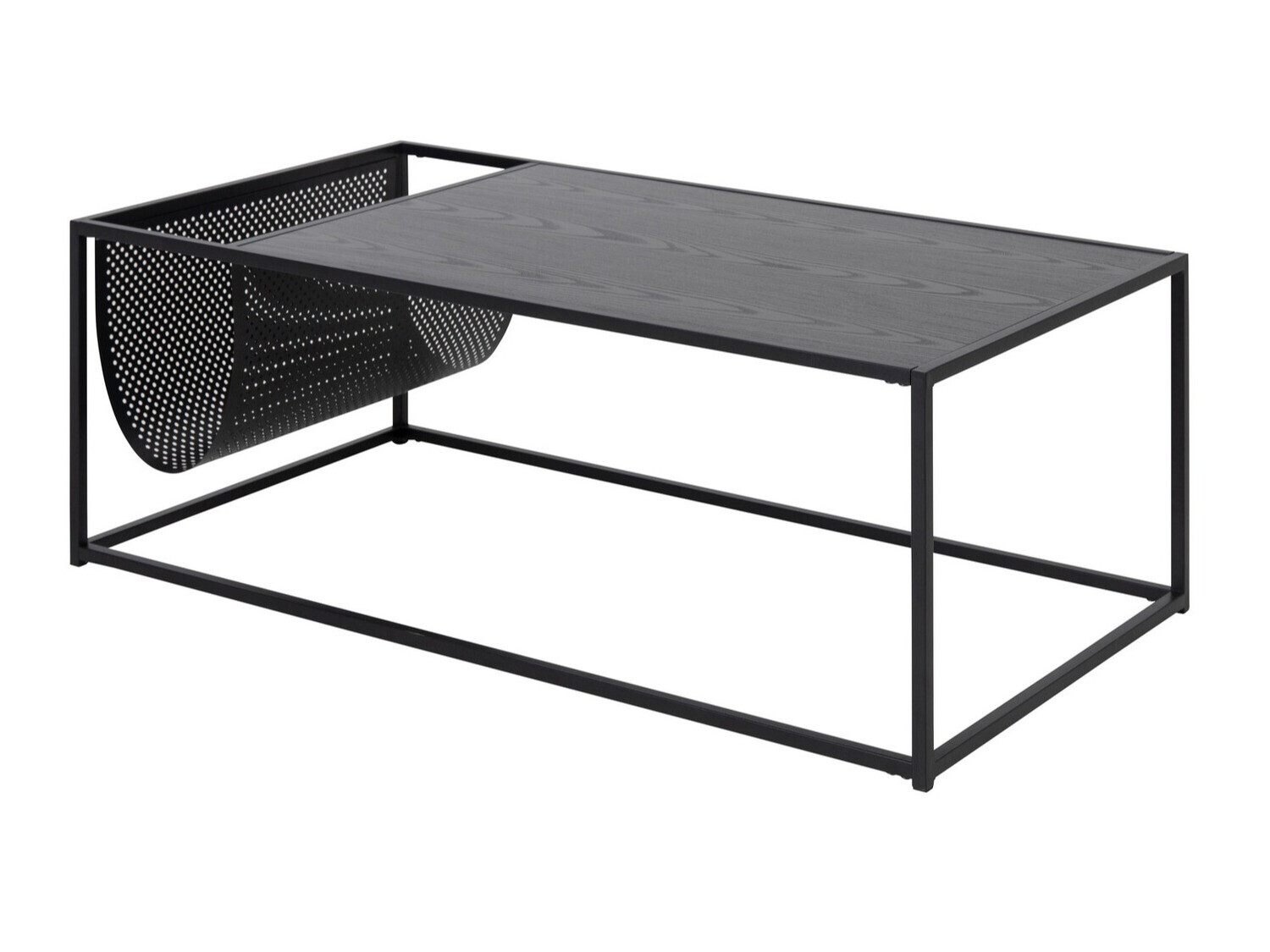Coffee table Norsica Sevferi 130 (Black ash + Black)