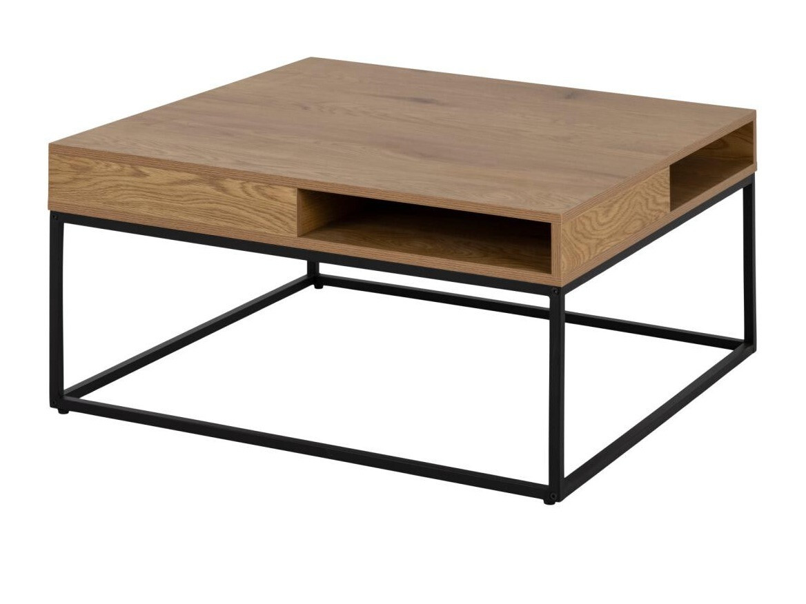 Coffee table Norsica 477 (Wild oak + Black)