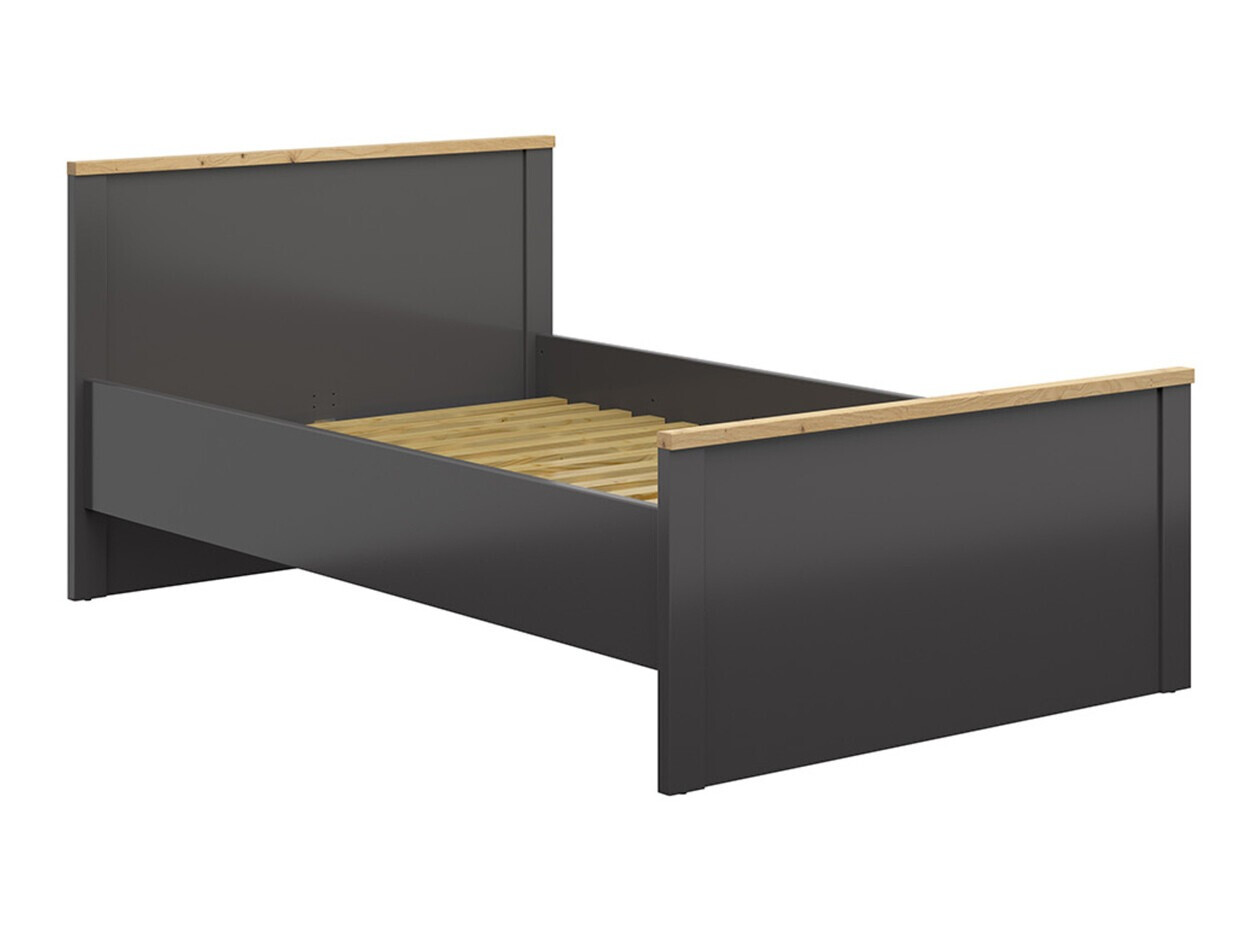 Bed Sordoro 132 (Graphite + Artisan oak)