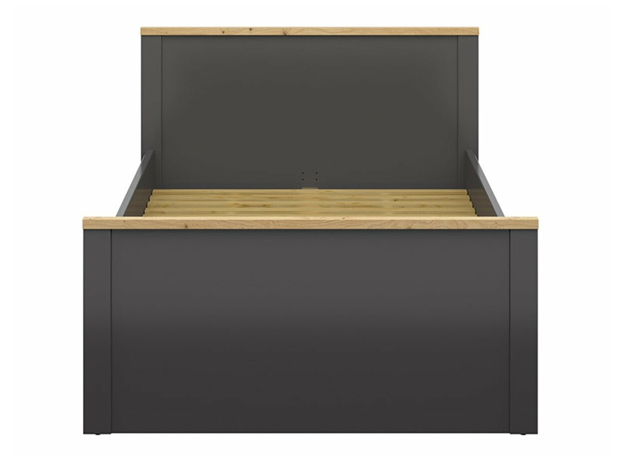 Bed Sordoro 132 (Graphite + Artisan oak)