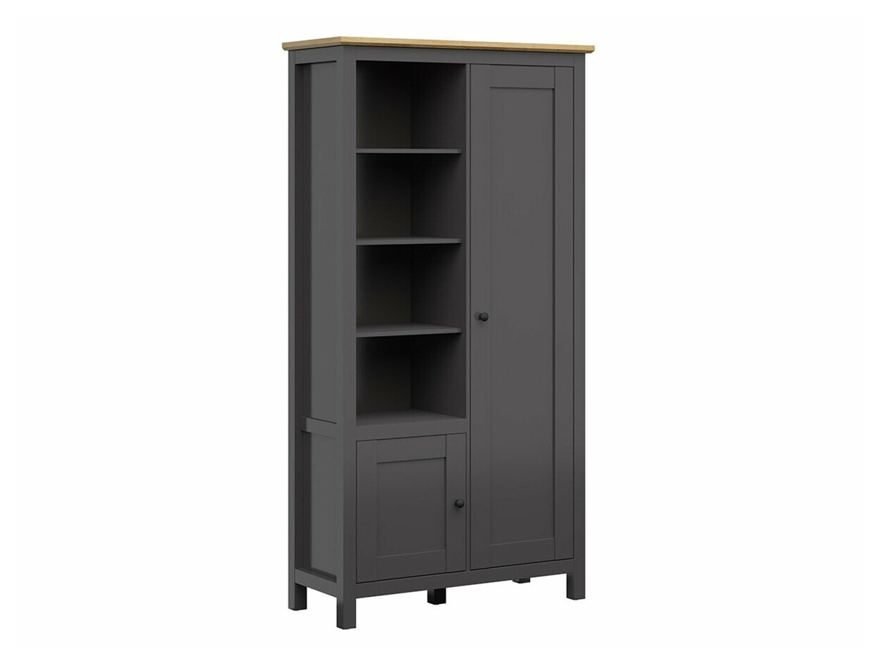 Wardrobe Sordoro 128 (Graphite + Artisan oak)