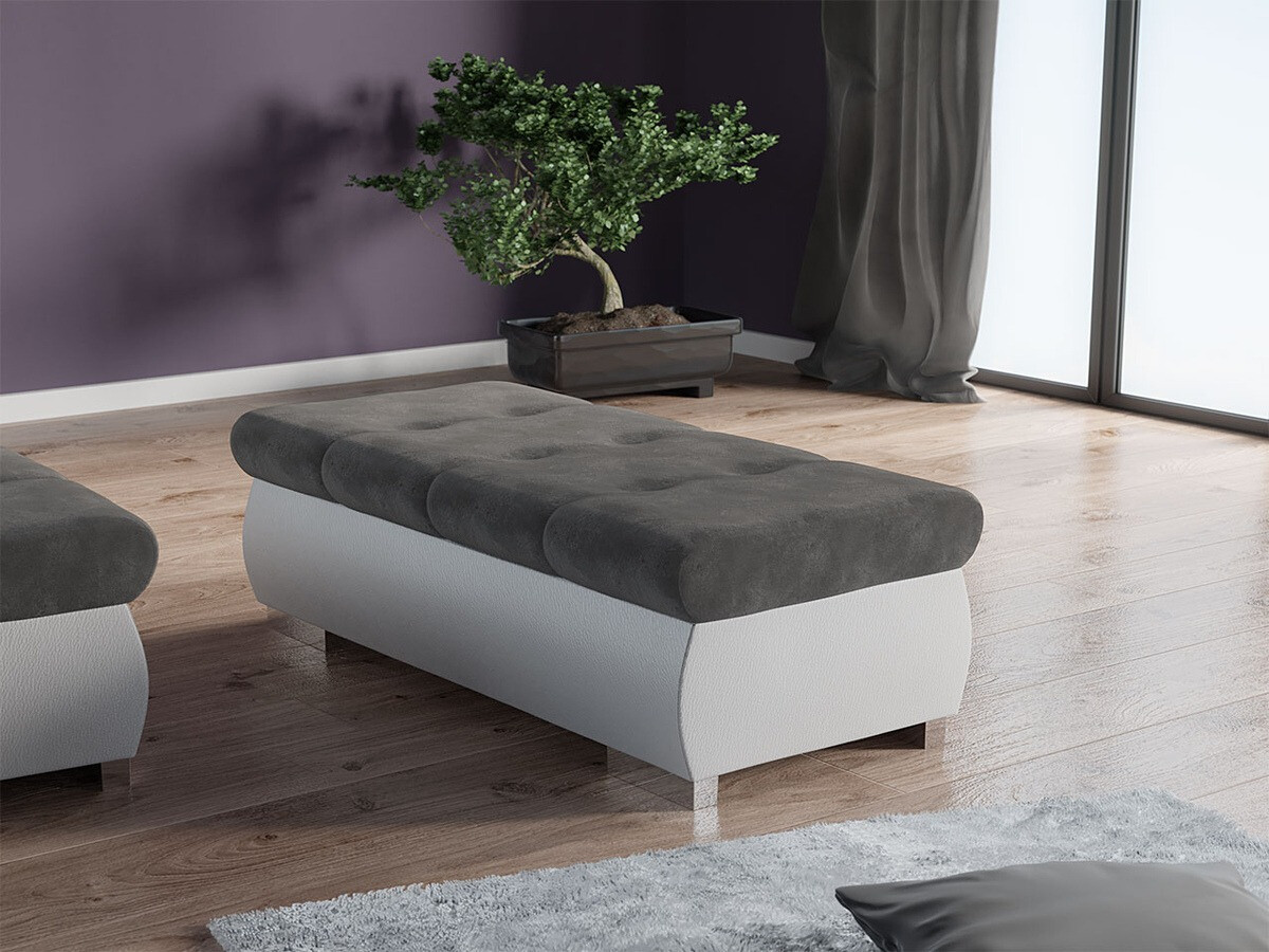 Upholstered bench Comfivo 123 (Soft 017 + Casablanca 2315)