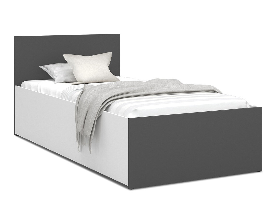 Bed Aurora 157 (White + Grey)