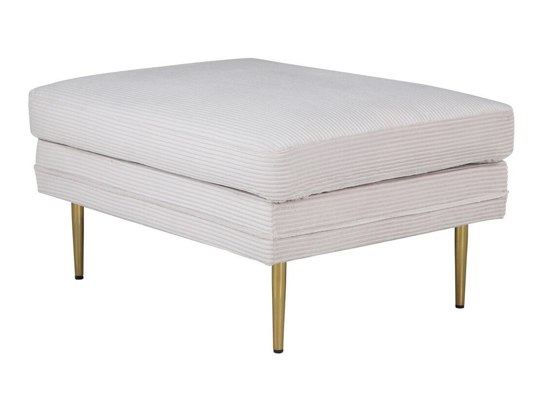 Upholstered bench Dallas 2653 (Beige + Golden)