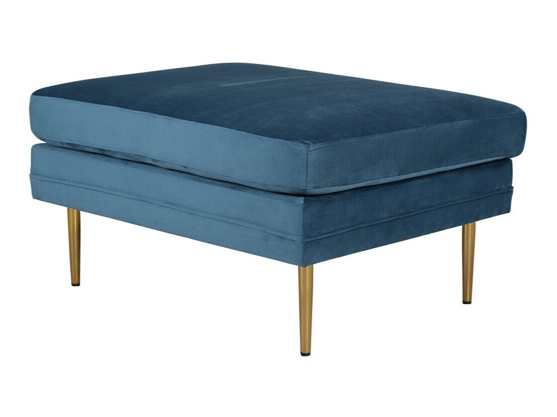 Upholstered bench Dallas 2653 (Blue + Golden)