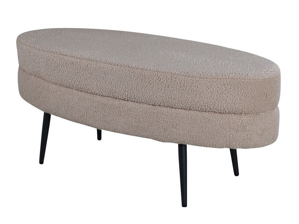 Upholstered bench Dallas 2920 (Beige + Black)