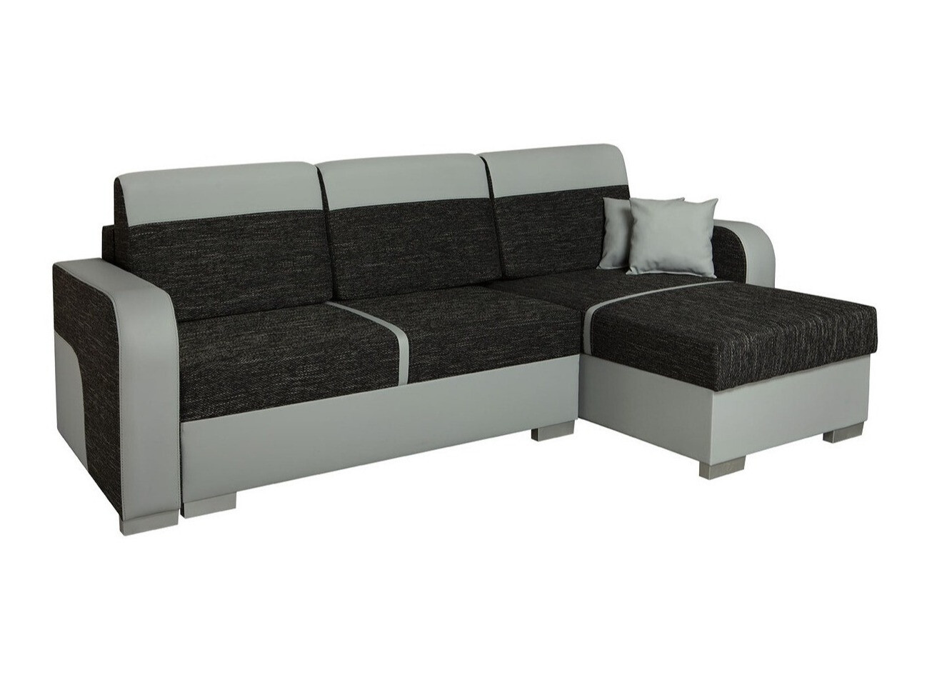 Corner sofa Edinburg 102 (Cayenne 1132 + Nevada 10)