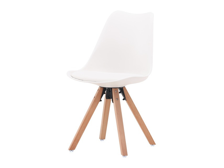 Dining set Dallas 3781 (White + Light brown)