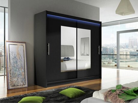 Wardrobe Closico 106 (Black)