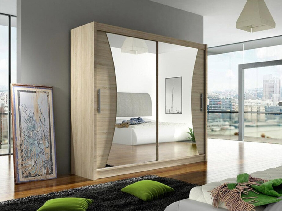 Wardrobe Closico 124 (Sonoma oak)