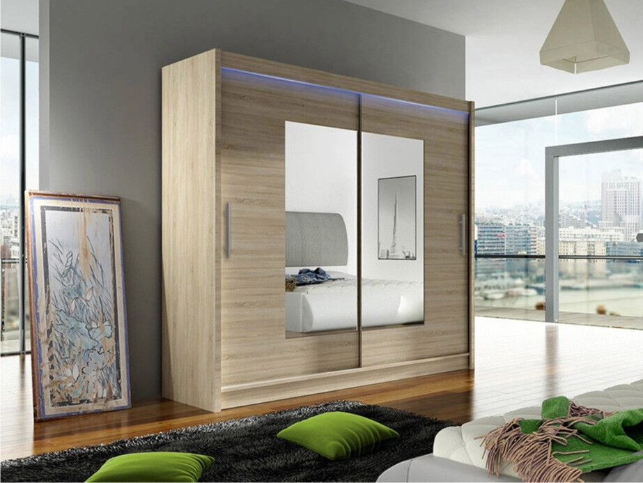 Wardrobe Closico Pallor VII (Sonoma oak)