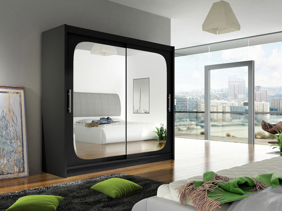 Wardrobe Closico Pallor VIII (Black)