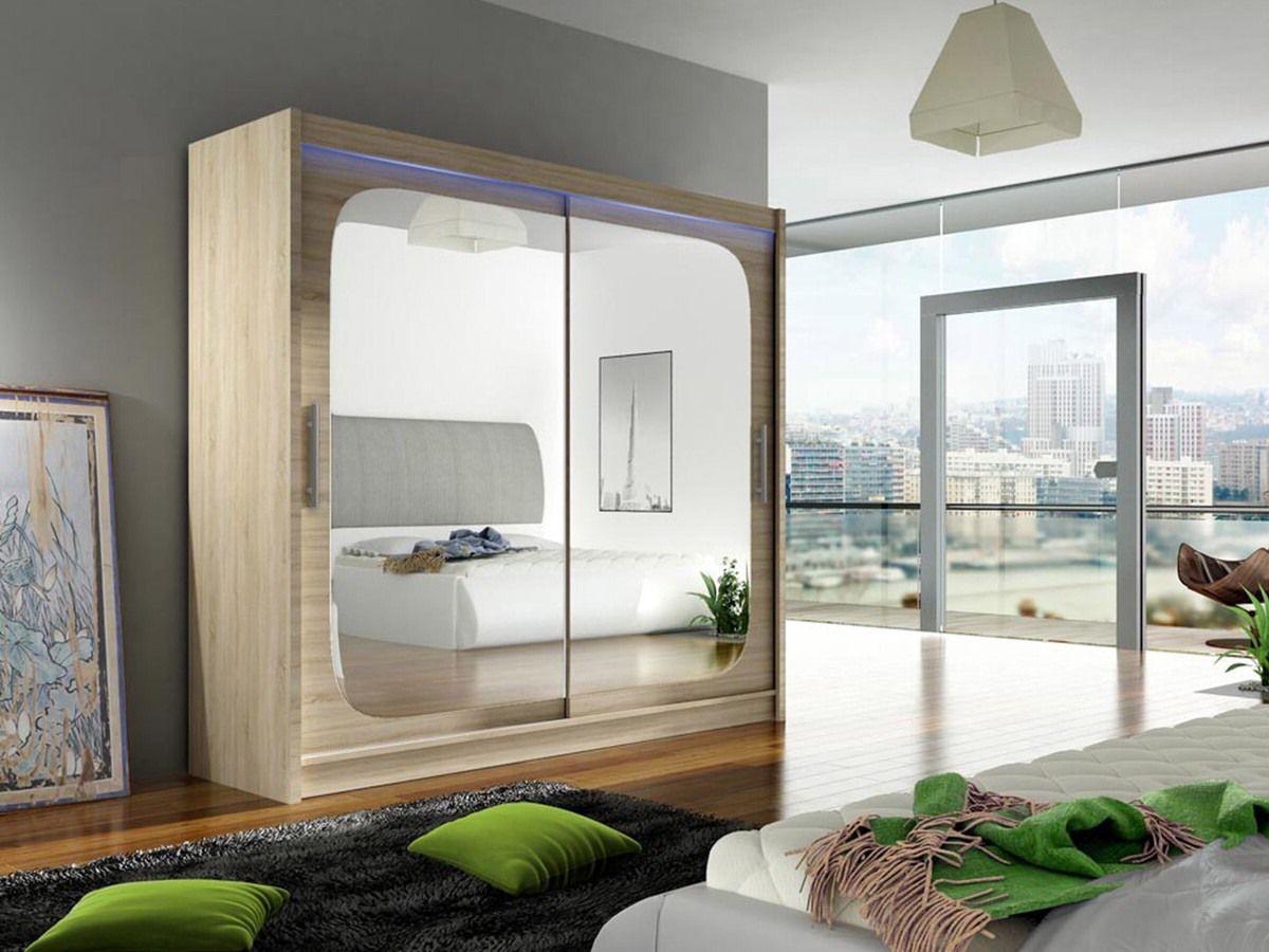 Wardrobe Closico Pallor VIII (Sonoma oak)