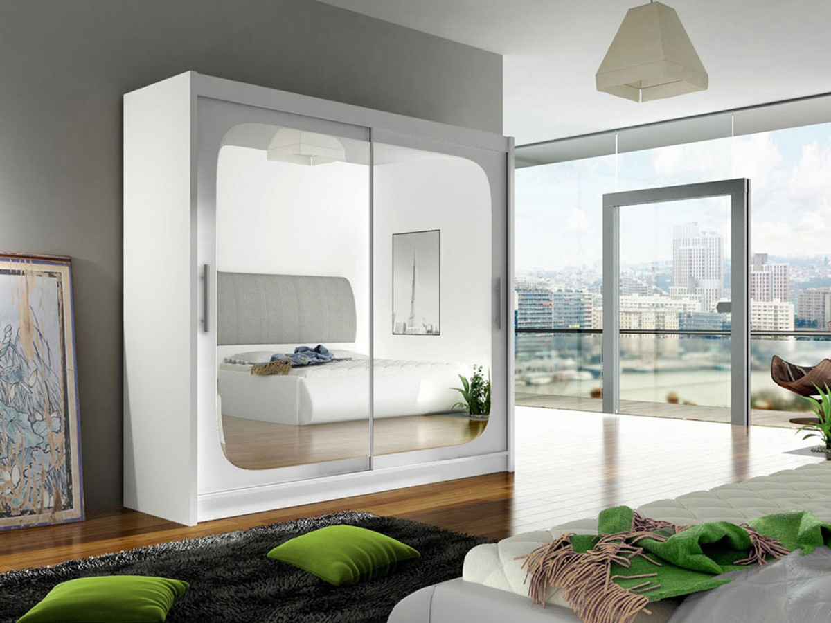 Wardrobe Closico Pallor VIII (White)