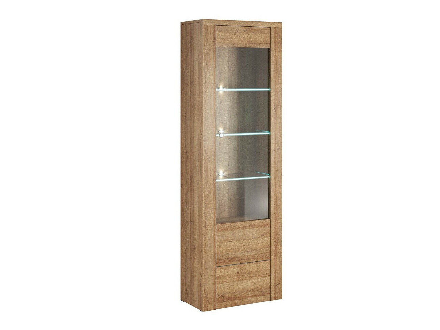 Bookcase Salelbo 102 (Riviera oak)