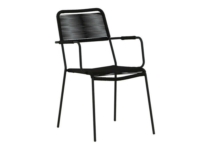 Table and chairs set Dallas 3784 (Black)