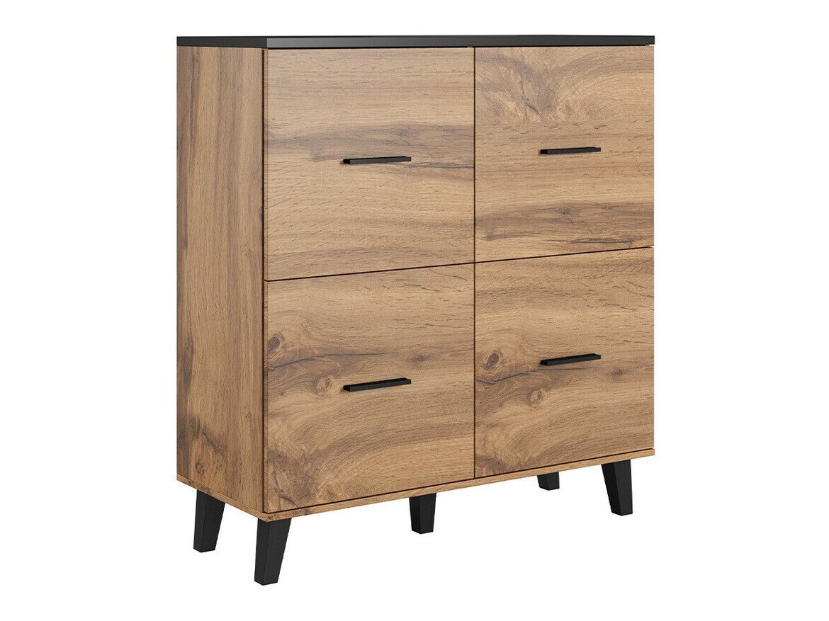 Sideboard Larfloi 105 (Wotan Oak + Black)