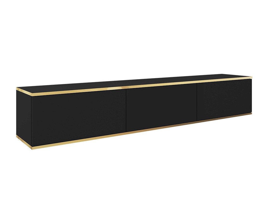 TV stand Princal (Black + Golden)