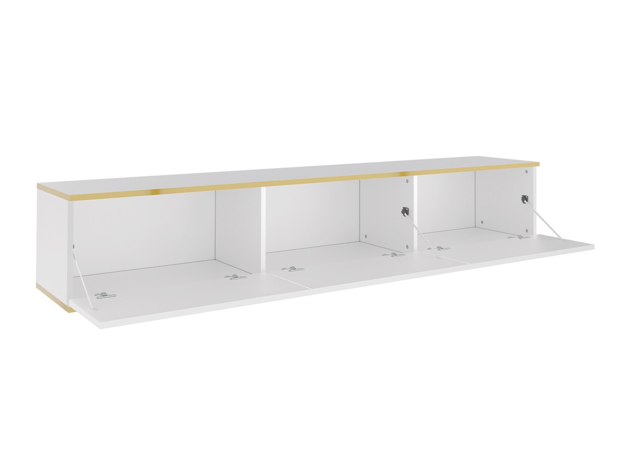 TV stand Princal (White + Golden)