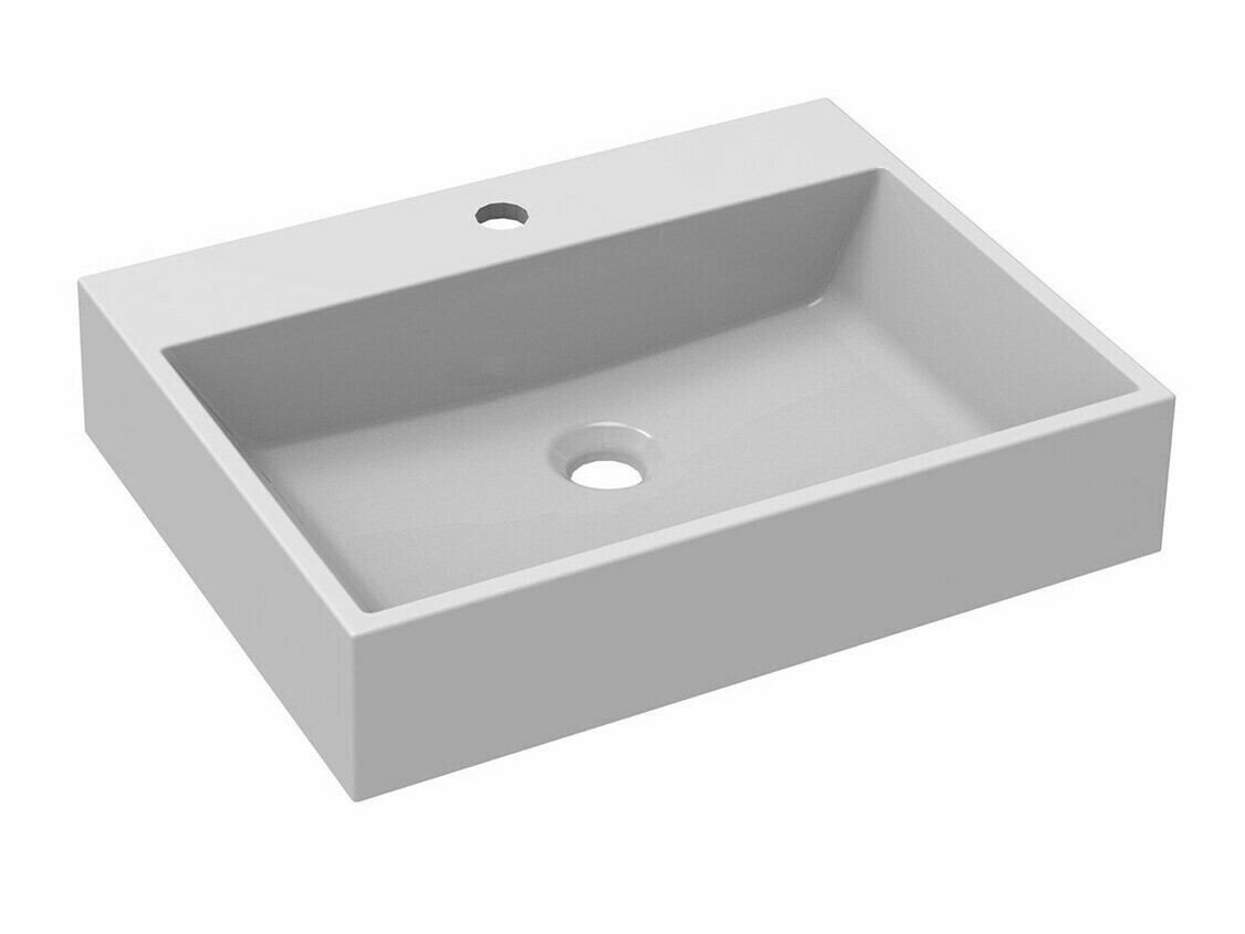 Wall-mounted bathroom cabinet for washbasin Matrix (White)