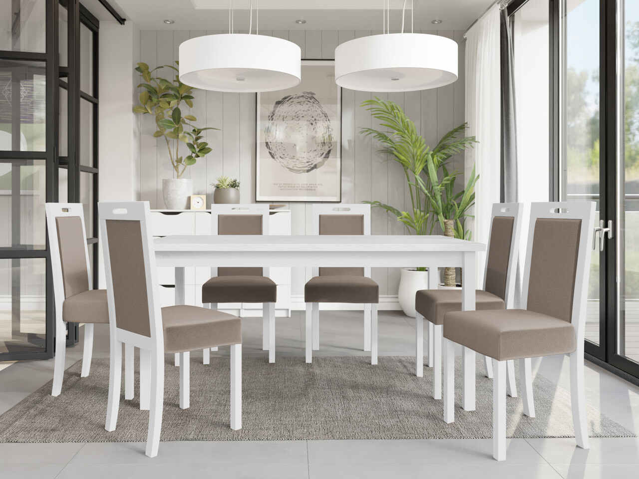 Dining set Victorville 262 (White)
