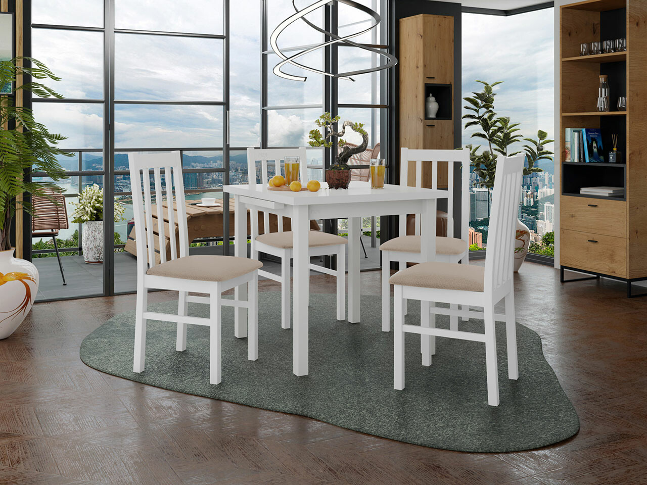 Dining set Victorville 263 (White)