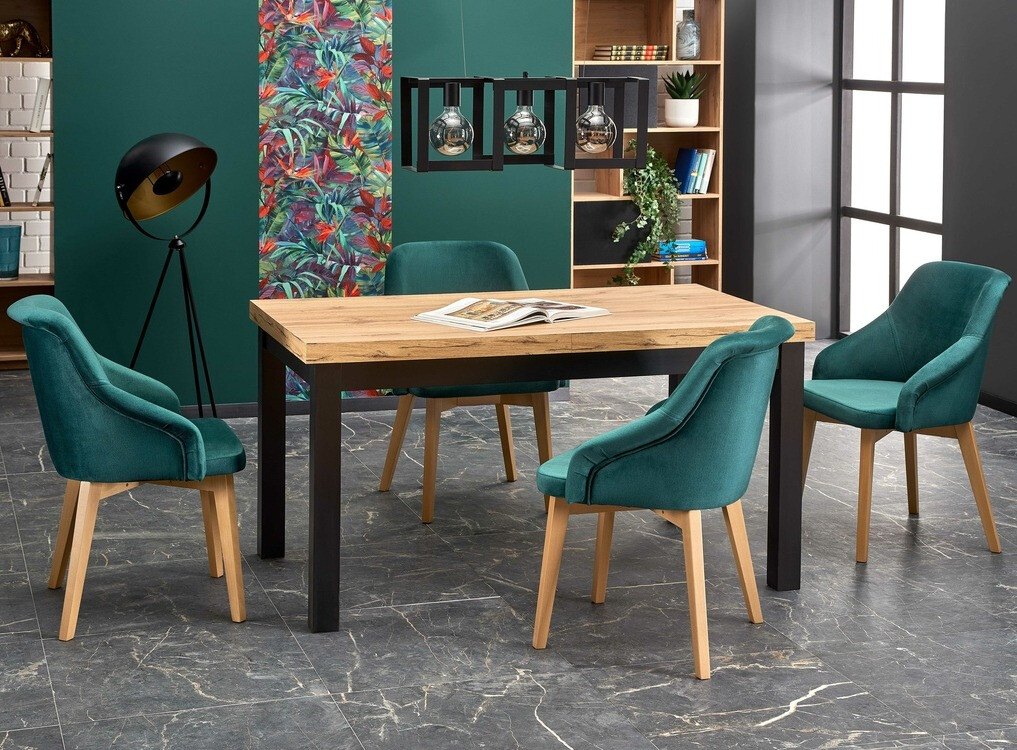 Table Houston 559 (Craft oak + Black)