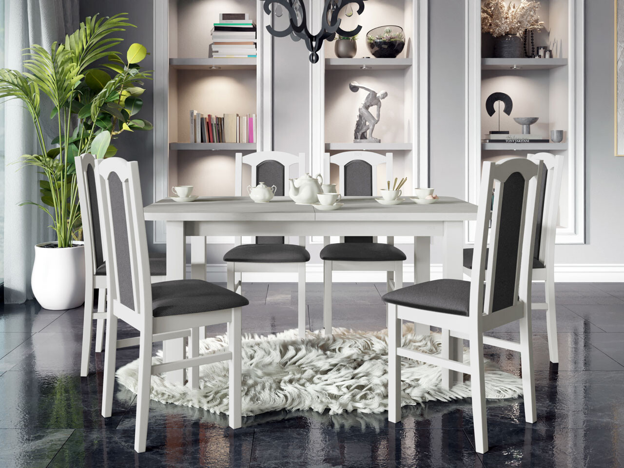 Dining set Victorville 273 (White)