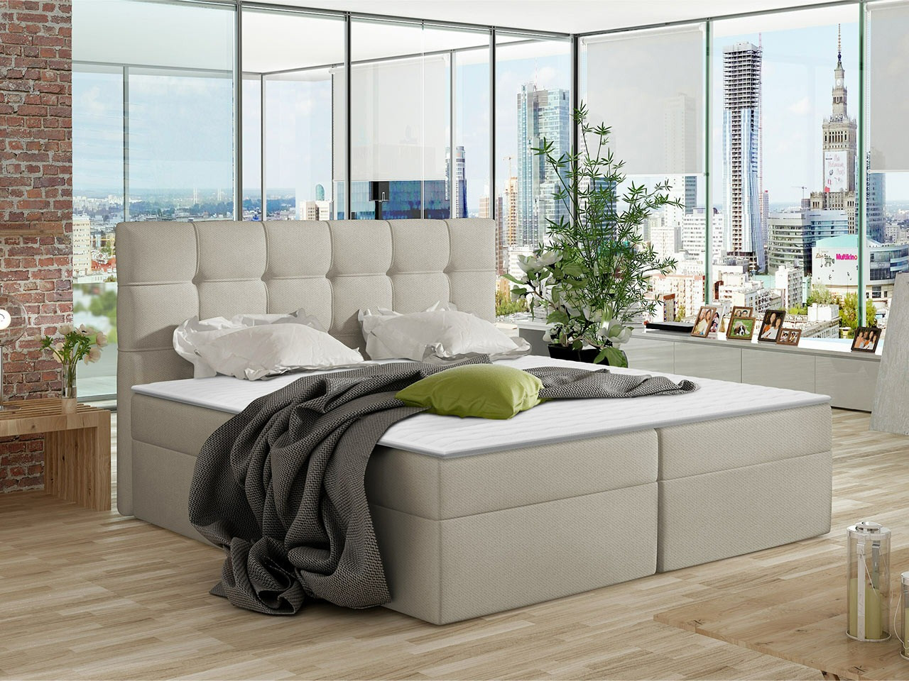 Continental bed Comfivo Gaudens (Paros 02)