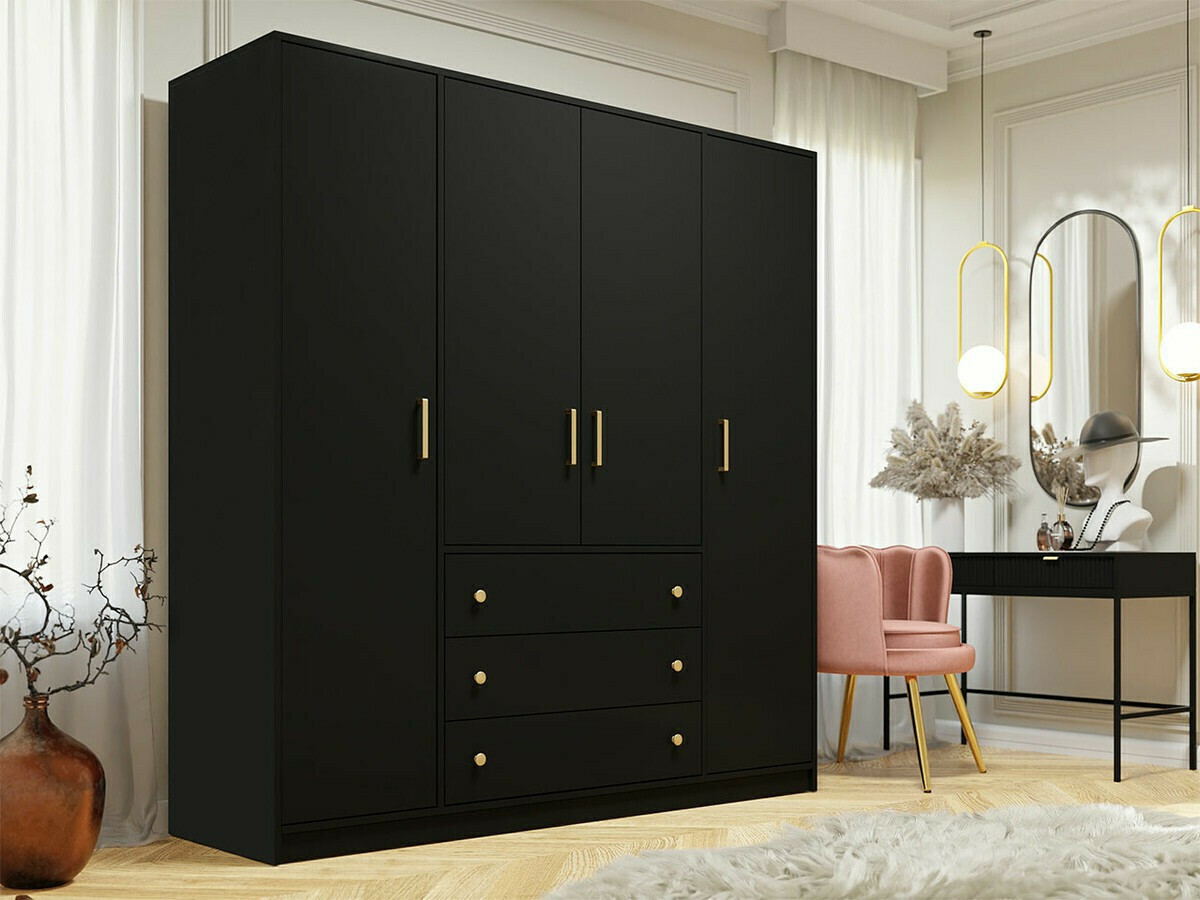 Wardrobe Musum I (Black + Golden)