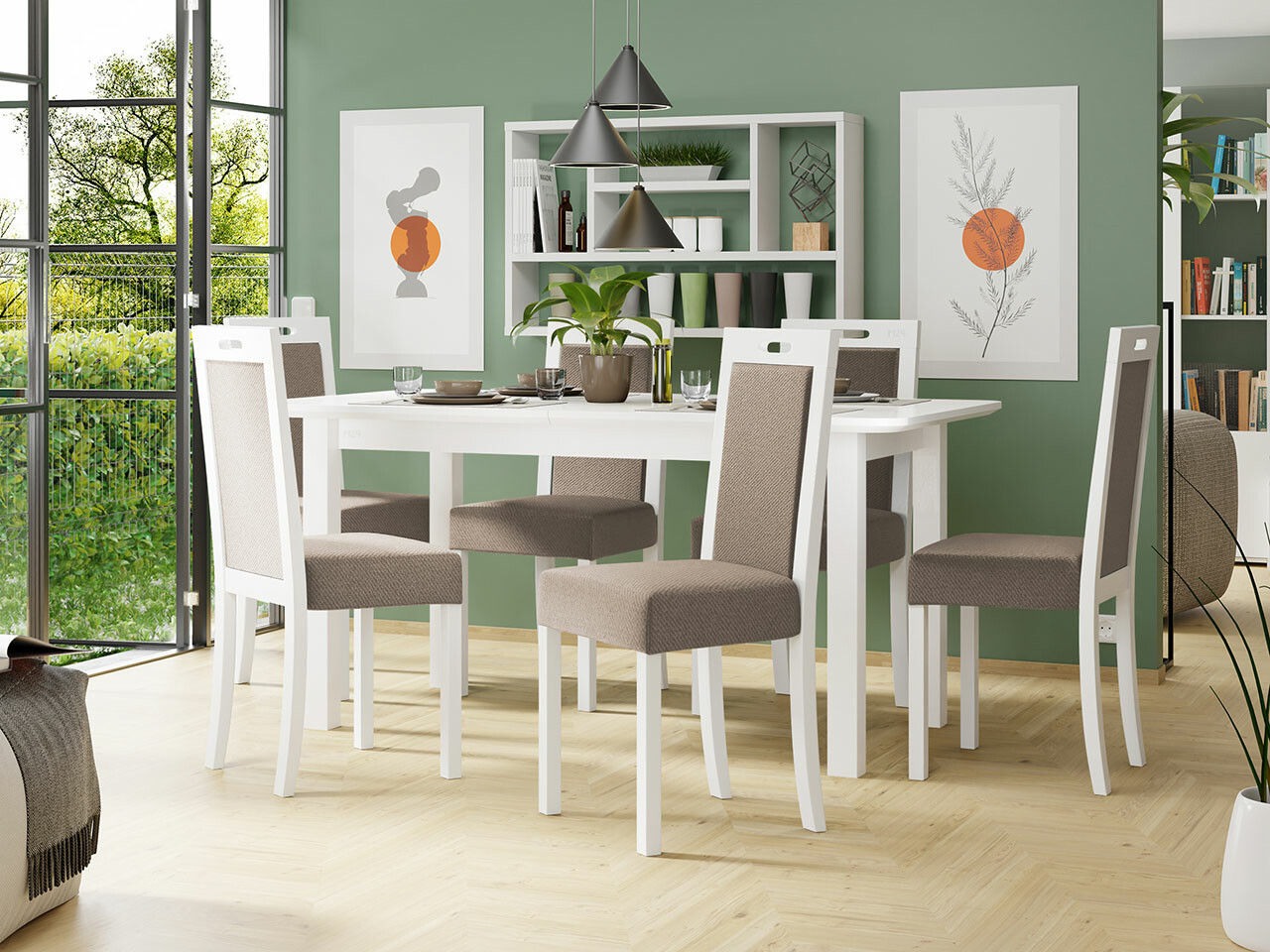 Dining set Victorville 278 (White)
