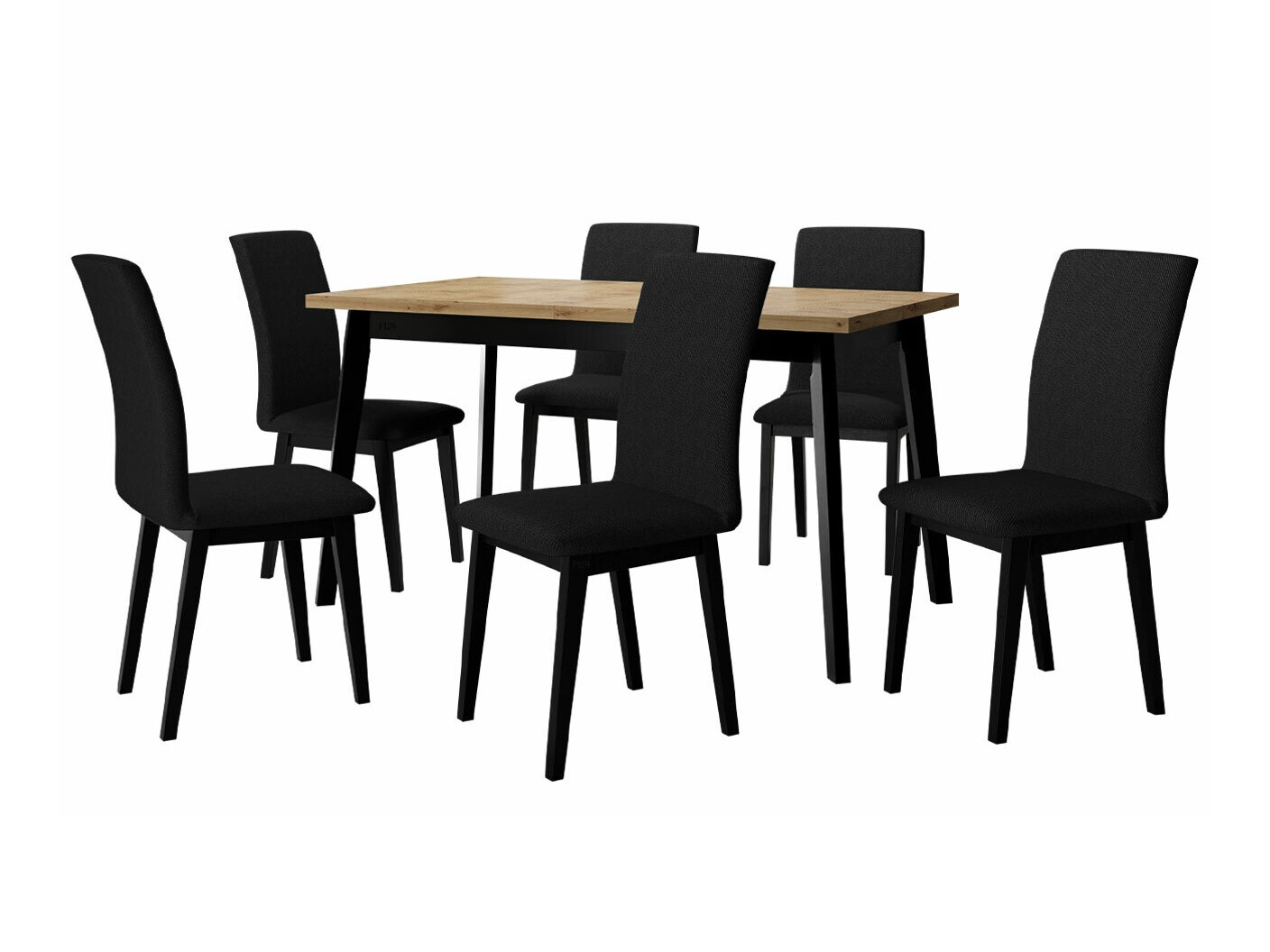 Dining set Victorville 288 (Artisan oak + Black)