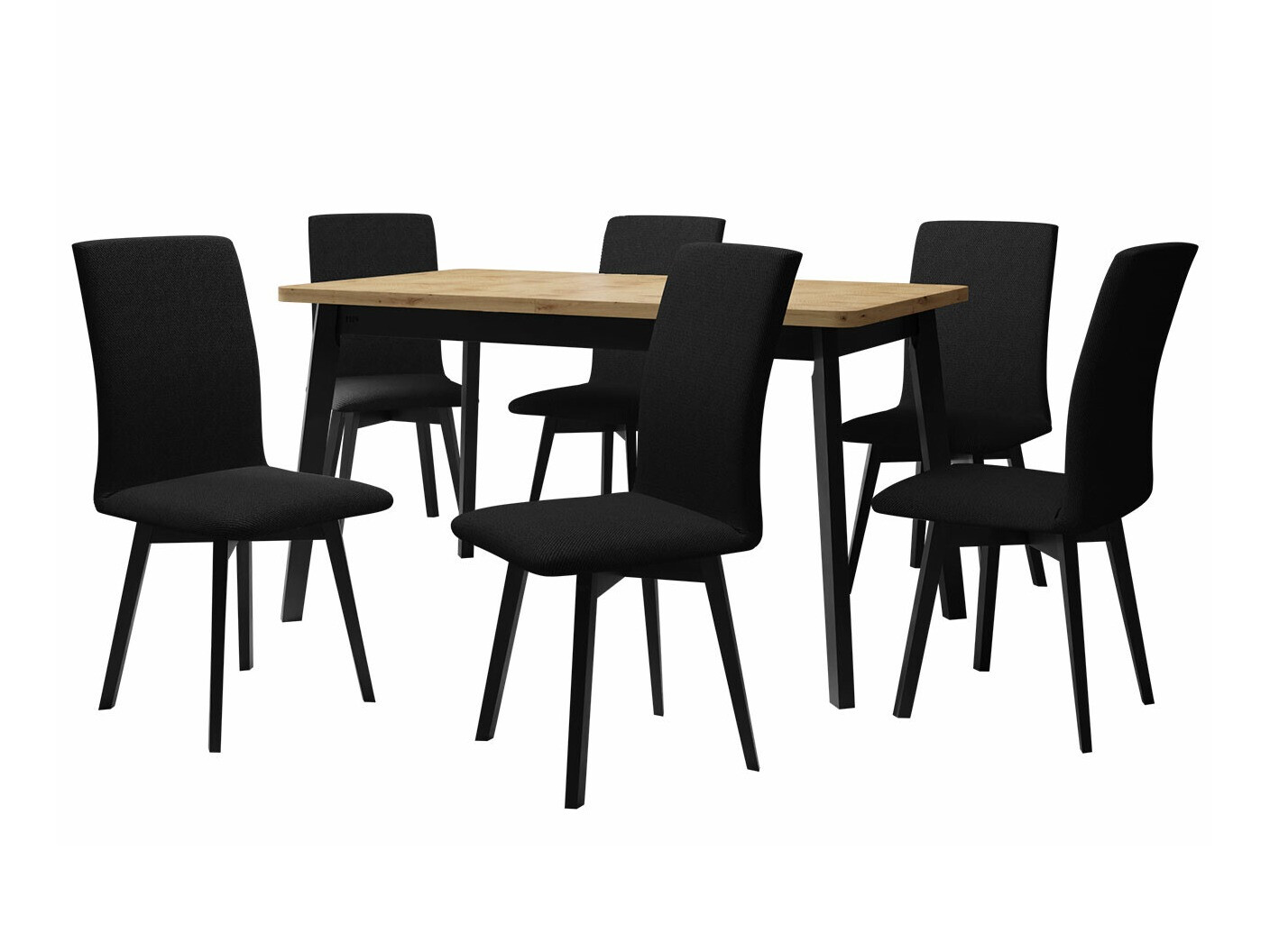 Dining set Victorville 292 (Artisan oak + Black)
