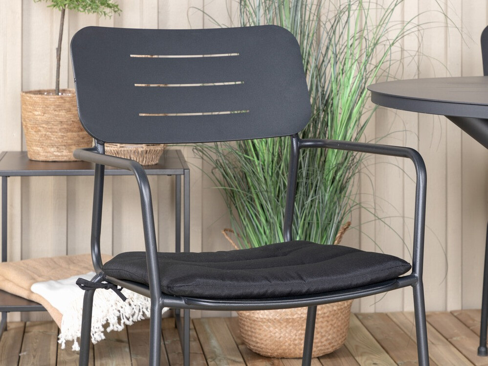 Table and chairs set Dallas 3847 (Black)