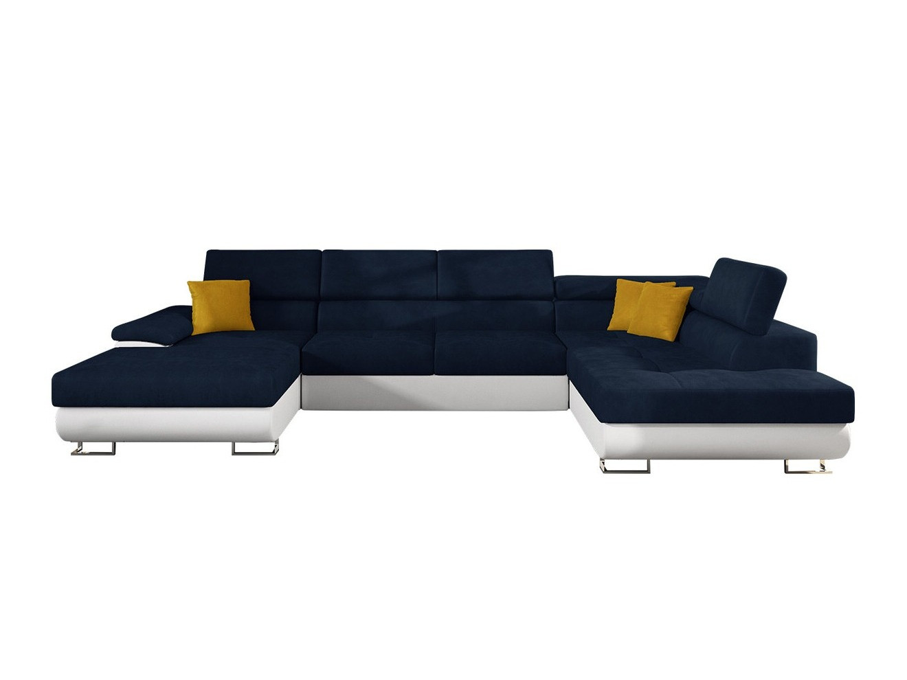 Corner sofa Comfivo Ruta IV (Soft 017 + Uttario Velvet 2967 + Uttario Velvet 2959)
