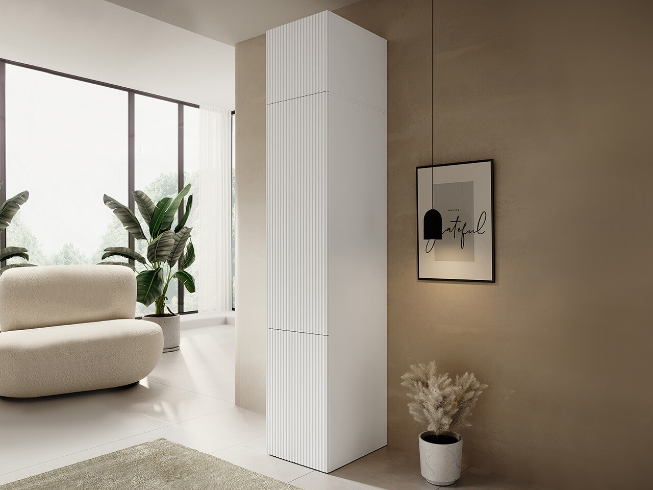 Bookcase Dicto II (White)
