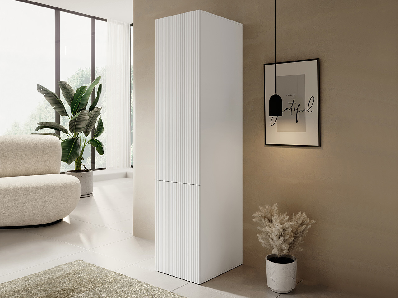 Bookcase Levmari 113 (White)